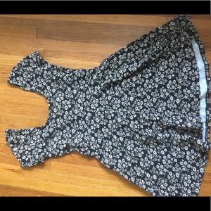 Forever 21 Black Flower Dress
